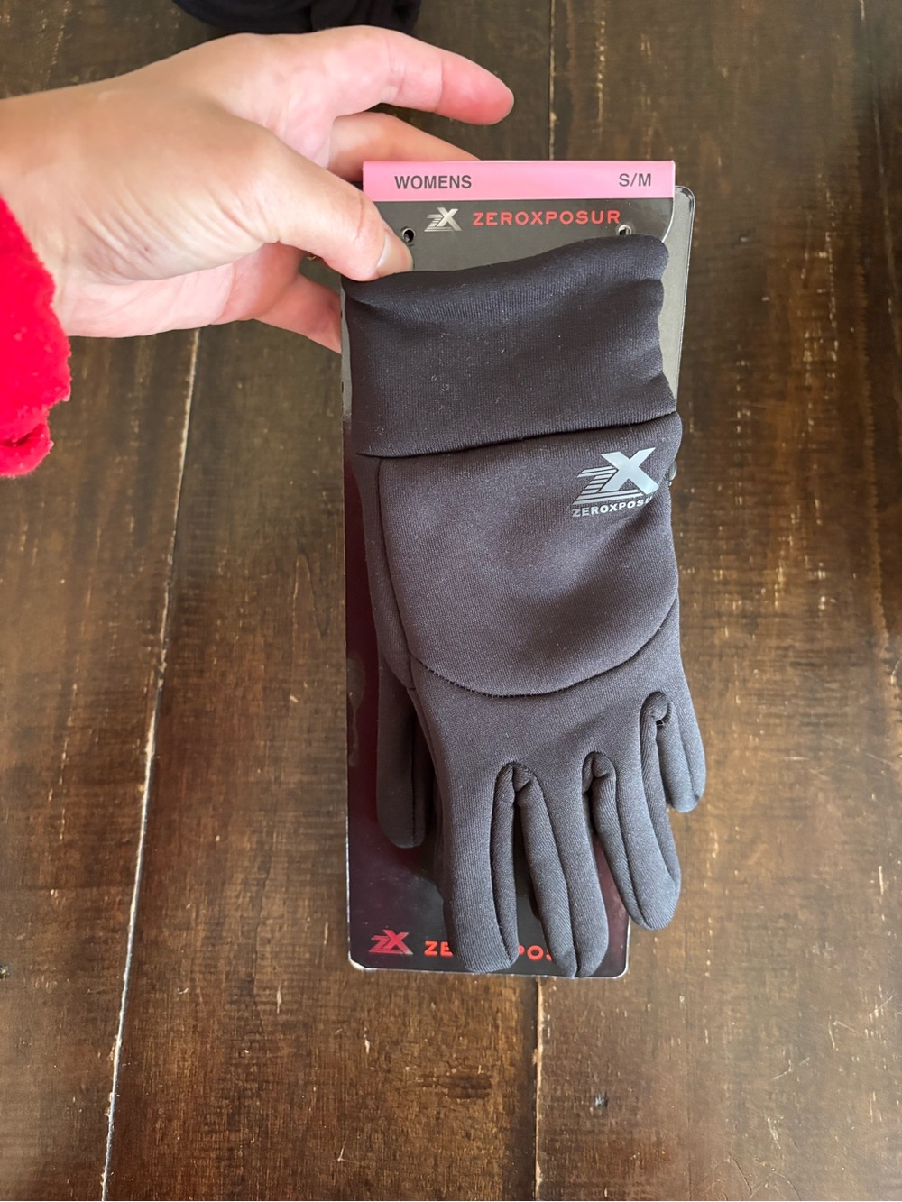 NWT ZeroXposur Black Women's Active Touchscreen Gloves